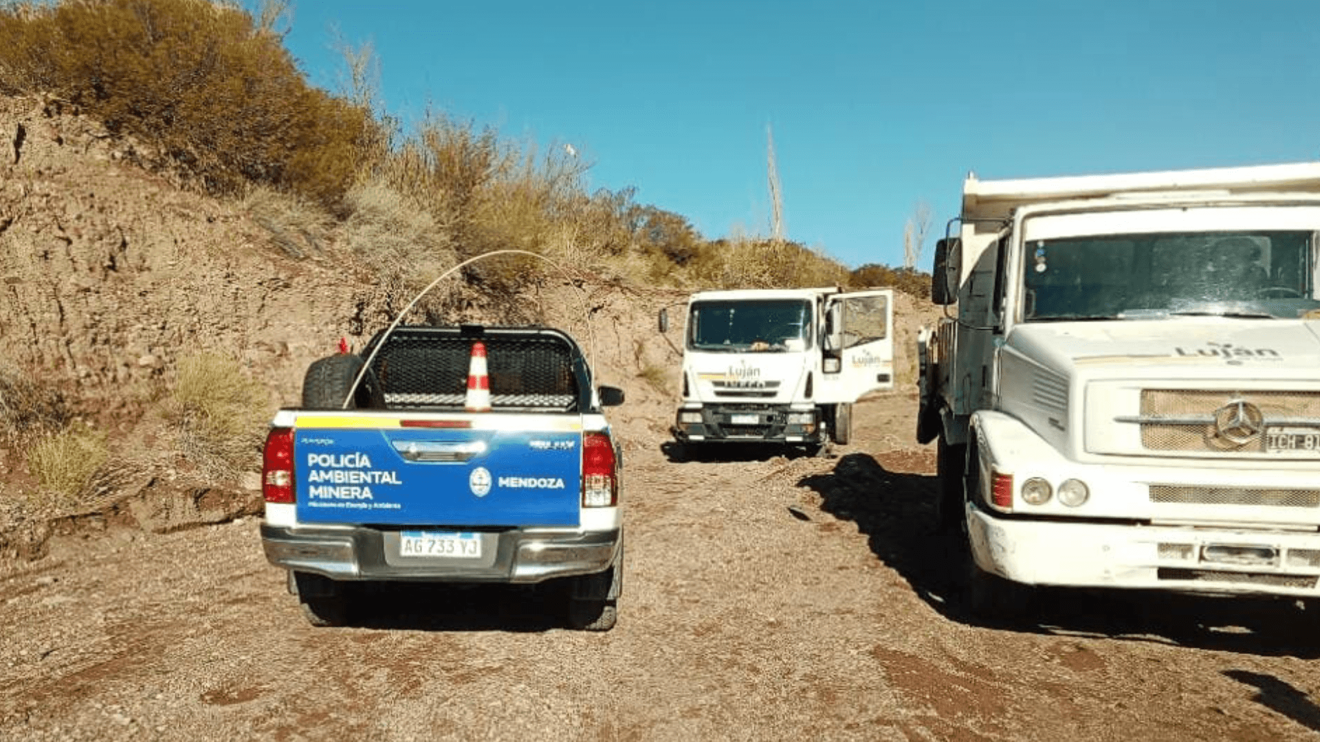 Mendoza ordenó  la suspensión de actividades mineras sin autorización que realizaba un municipio