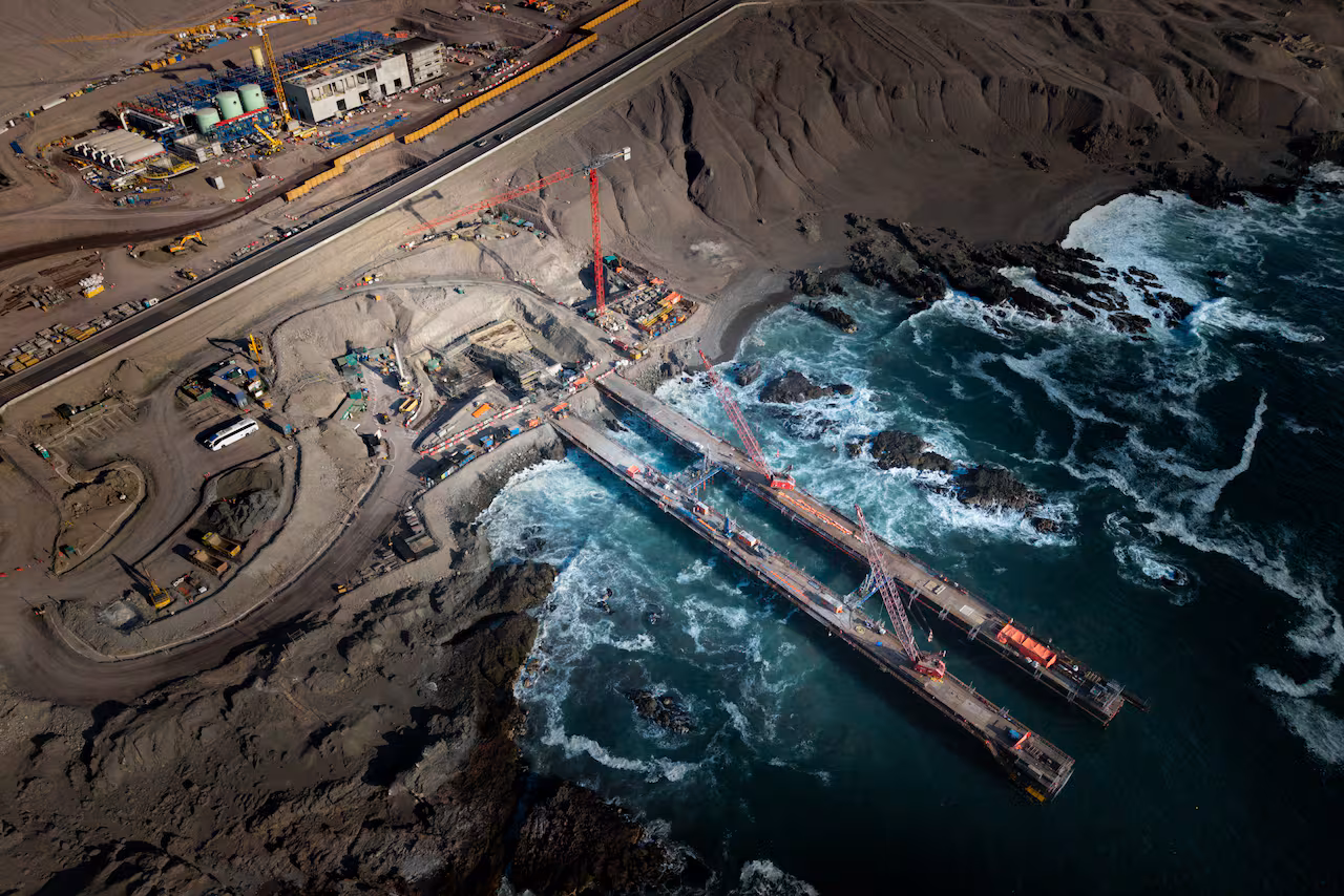 Techint Ingeniería avanza en una megaobra en Chile para la minería sustentable