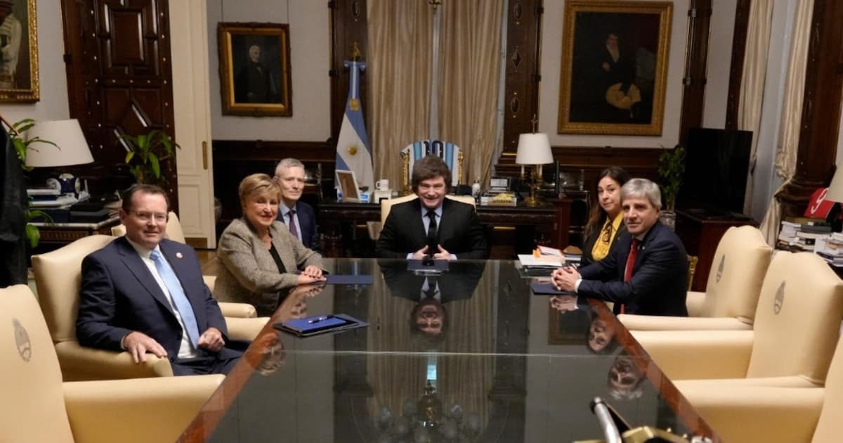 Milei y Georgieva repasaron la marcha del programa económico en Casa Rosada
