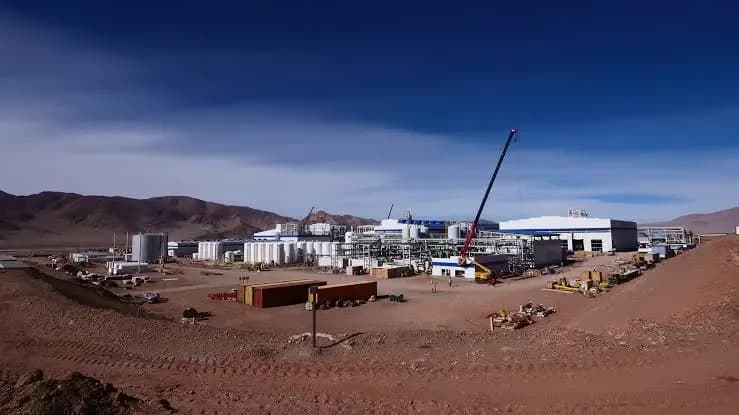 Argentina proyecta llevar su producción de litio a 407.000 toneladas en 2035