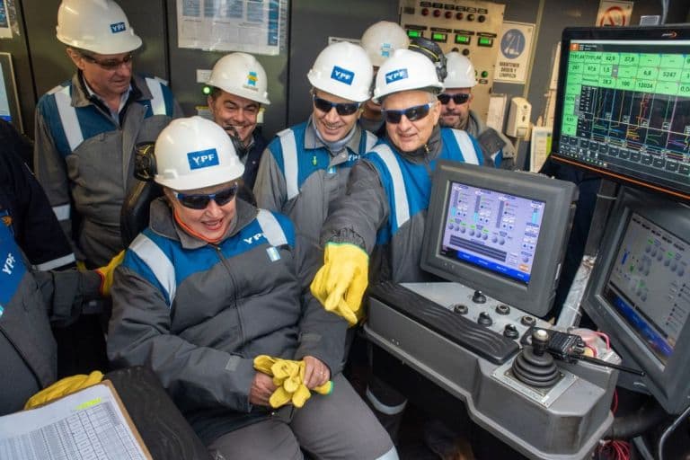Georgieva visitó Loma Campana y YPF destacó el potencial exportador de Vaca Muerta