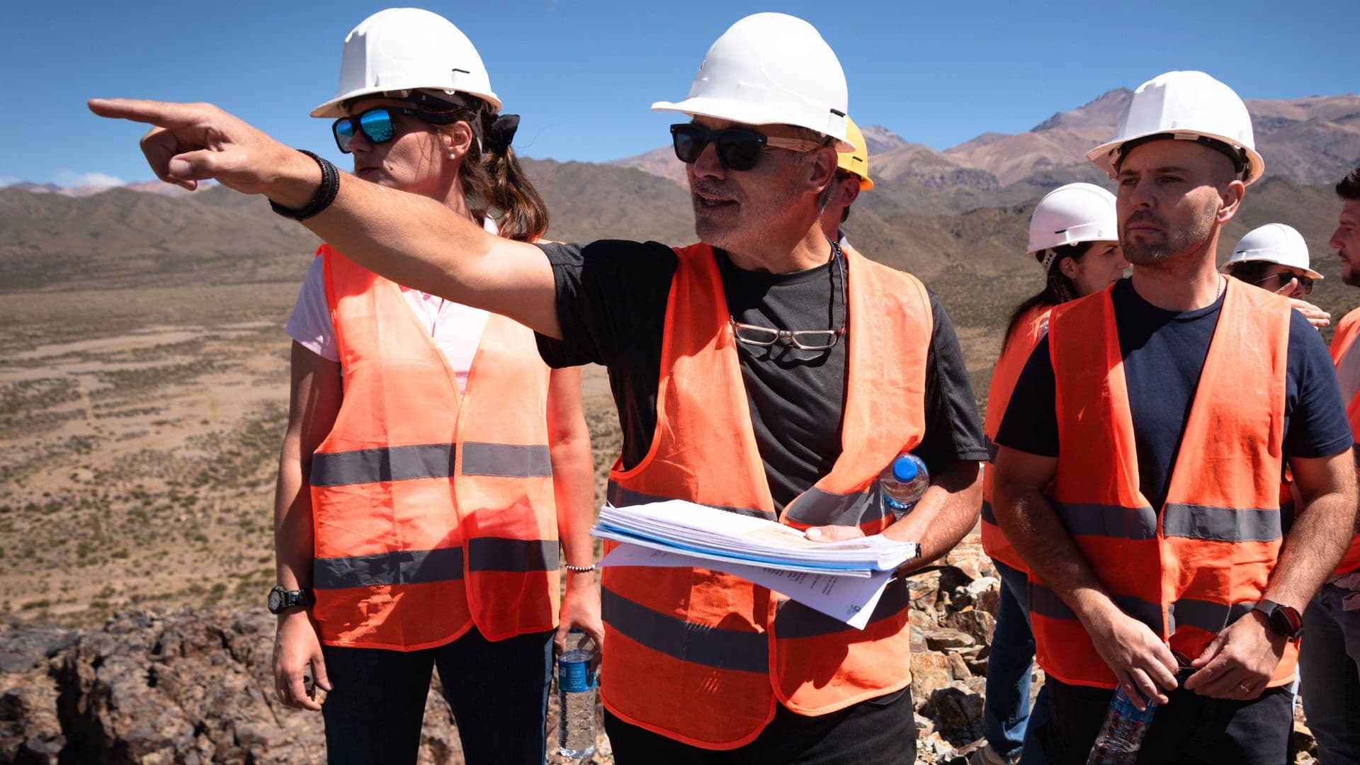 Visita de especialistas a PSJ Cobre Mendocino para conocer sus avances
