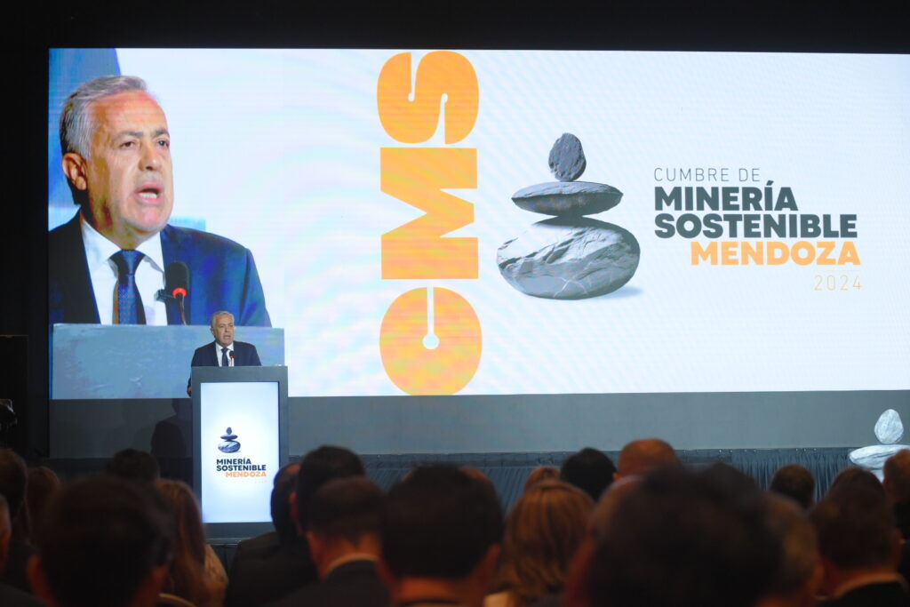 Alfredo Cornejo Cumbre de Minería Sostenible de Mendoza (CMSM).