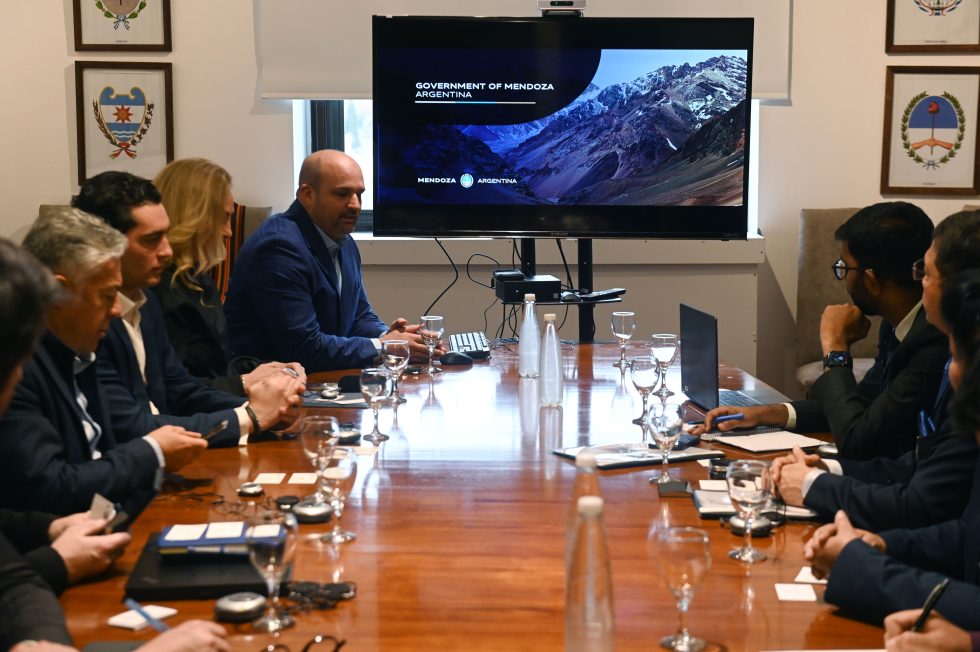 Visita de la empresa estatal de la India en Mendoza. Interés por los minerales estratégicos